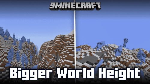 Bigger World Height Mod (1.21, 1.20.1) – Increased Y-Level Thumbnail