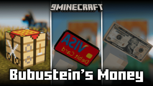 Bubustein’s Money Mod (1.21, 1.20.1) – Multiple In-Game Currencies & ATMs Thumbnail