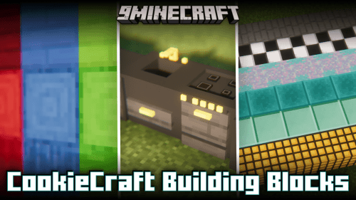 CookieCraft Building Blocks Mod (1.20.1, 1.19.4) – Colorful Blocks Thumbnail