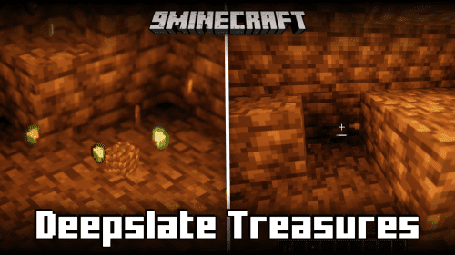 Deepslate Treasures Mod (1.21.1, 1.20.1) – Deepslate Drops Ore Nuggets Thumbnail