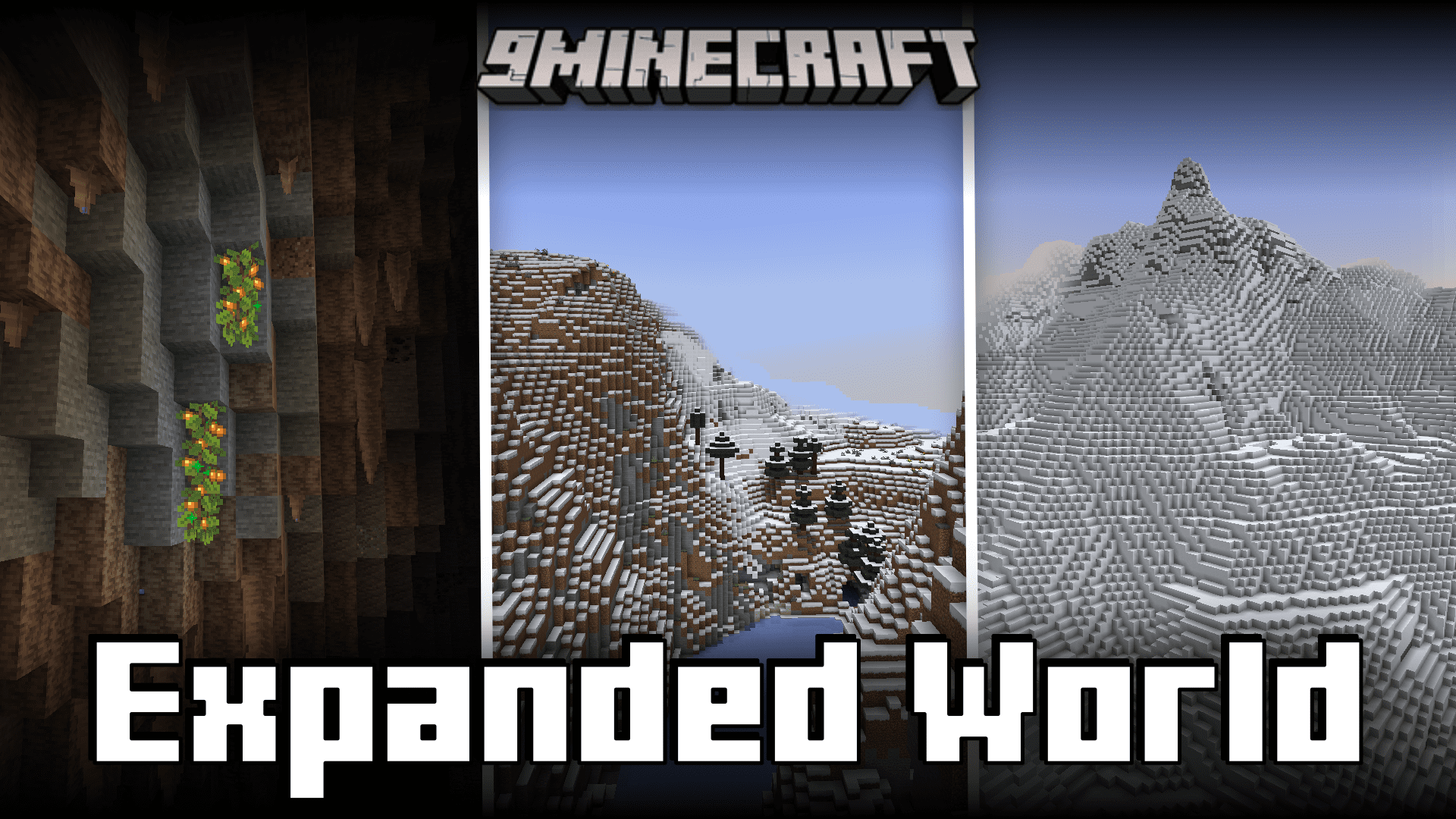 Expanded World Mod (1.20.6, 1.20.1) - Increased World Height & Generation 1