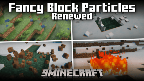 Fancy Block Particles Renewed Mod (1.21, 1.20.1) – 3D Digging Particles Thumbnail