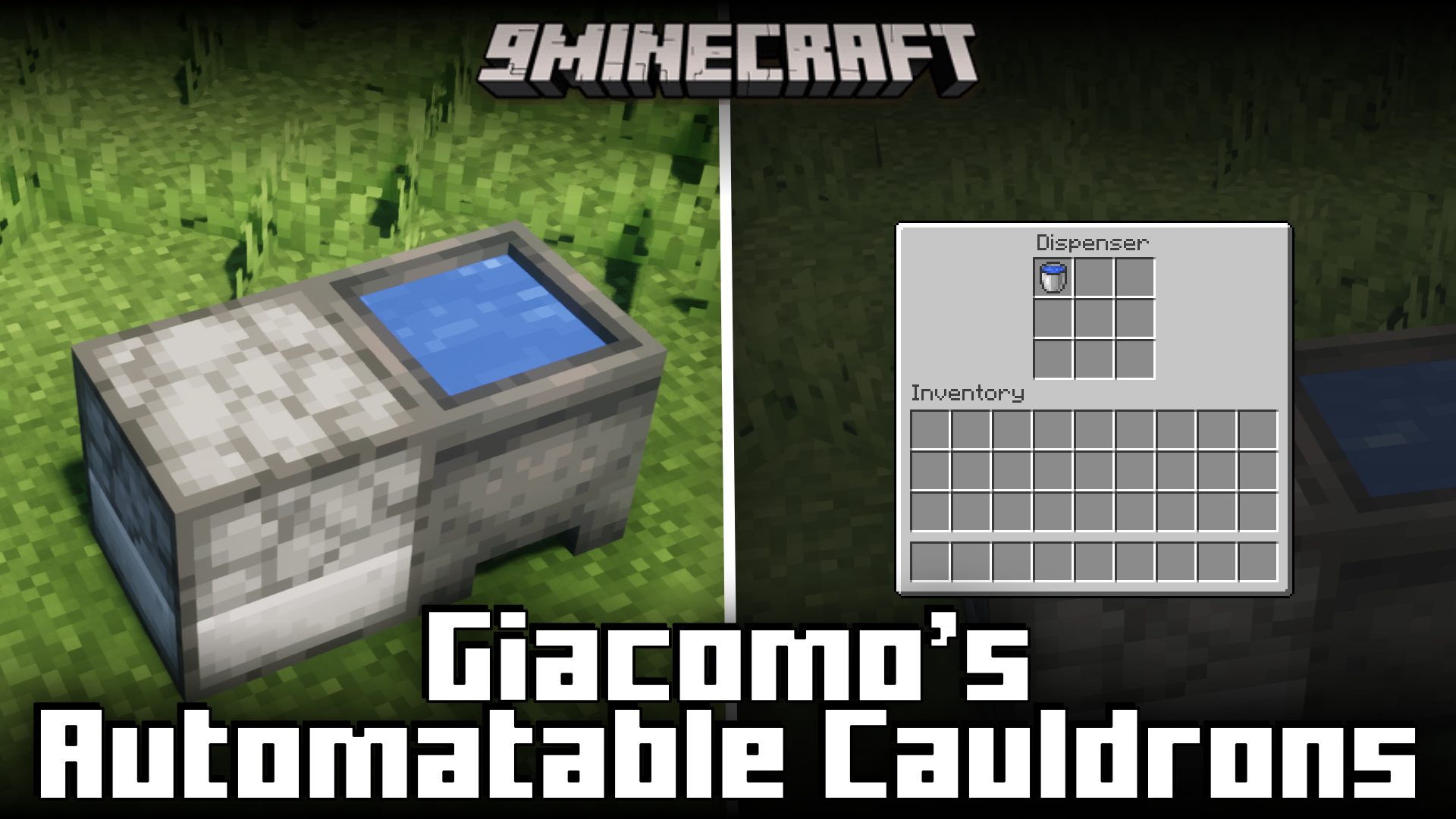 Giacomo's Automatable Cauldrons Mod (1.20.4, 1.20.1) - Dispense Buckets Into Cauldrons 1