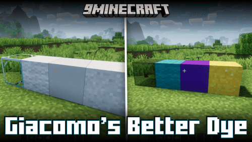 Giacomo’s Better Dye Mod (1.20.4, 1.20.1) – Color Blocks By Tapping Them Thumbnail