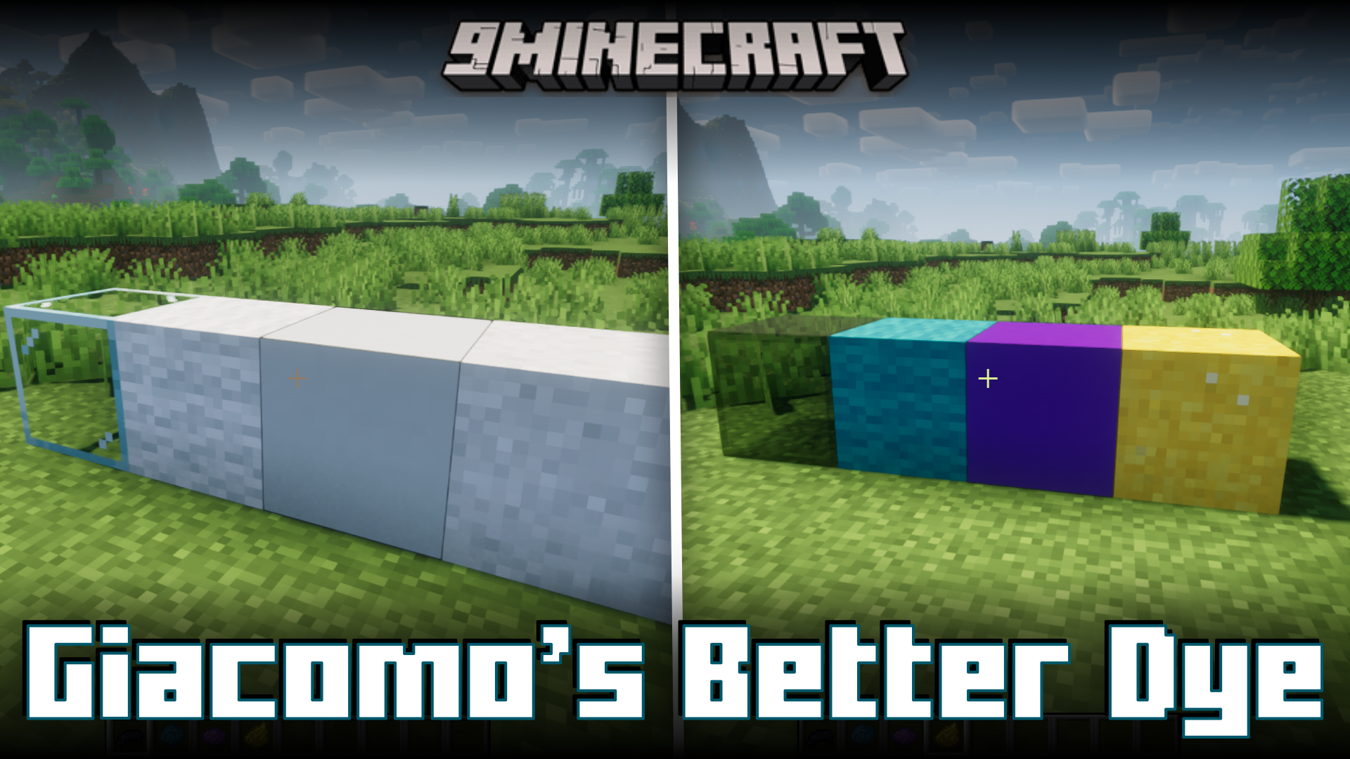 Giacomo's Better Dye Mod (1.20.4, 1.20.1) - Color Blocks By Tapping Them 1