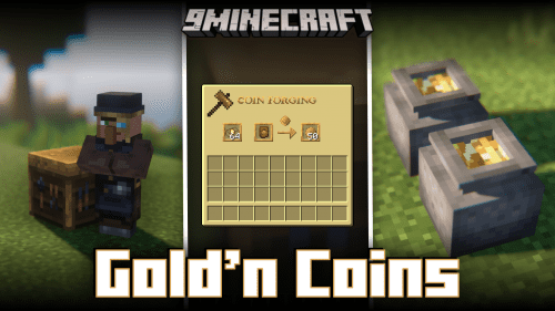 Gold’n Coins Mod (1.20.1) – Coins, Banker & Multiplayer Economy Thumbnail