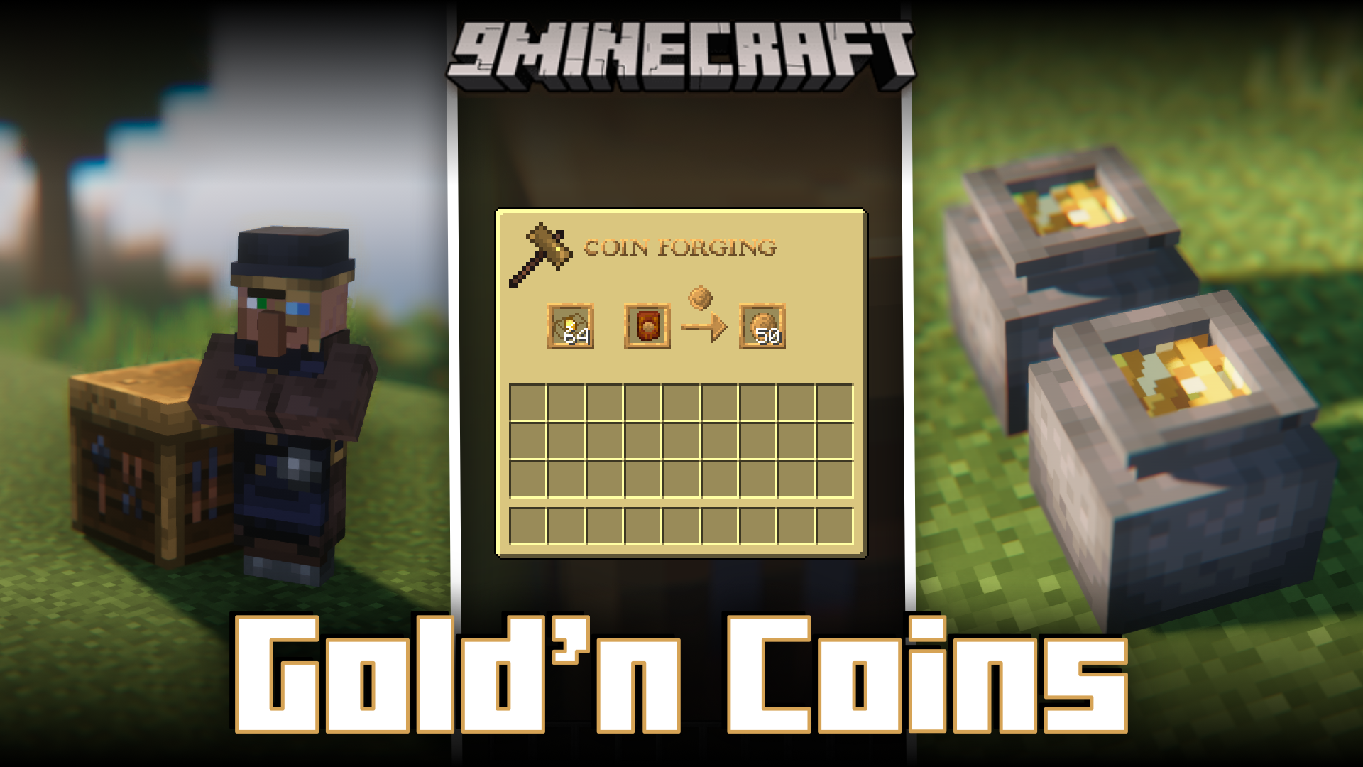 Gold'n Coins Mod (1.20.1) - Coins, Banker & Multiplayer Economy 1