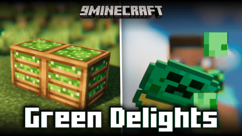 Green Delights Mod (1.20.1, 1.19.4) – Green Colored Food Thumbnail