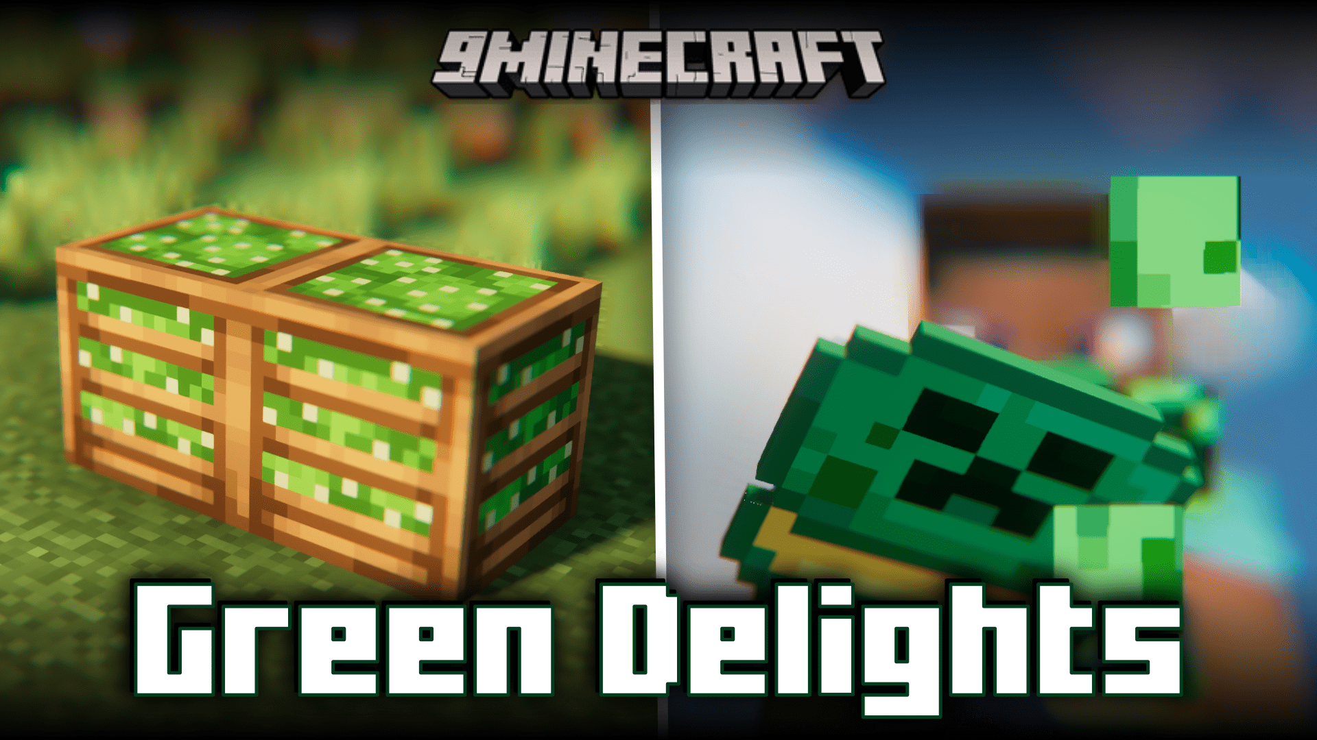 Green Delights Mod (1.20.1, 1.19.4) - Green Colored Food 1