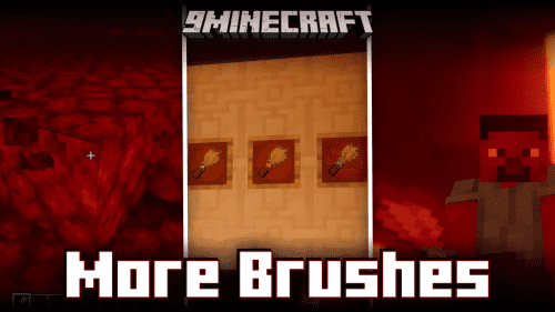 More Brushes Mod (1.21, 1.20.1) – Adds Tiers To Brushes Thumbnail