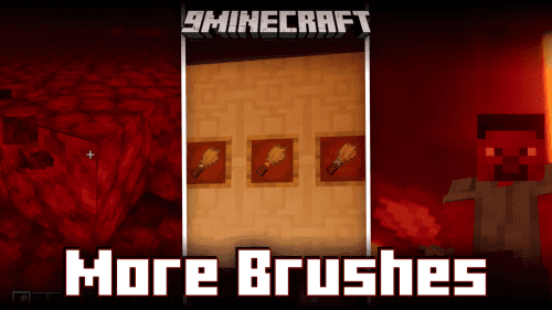 More Brushes Mod (1.21.1, 1.20.1) – Adds Tiers To Brushes Thumbnail