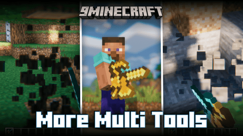 More Multi Tools Mod (1.20.1, 1.19.2) – Seven New All-Purpose Tools Thumbnail