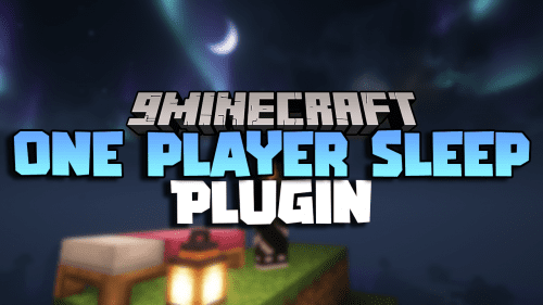 One Player Sleep Plugin (1.20.6, 1.20.1) – No Commands, No Permissions And No Config, Simple To Use Thumbnail