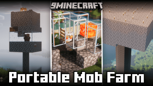 Portable Mob Farm Mod (1.20.1, 1.19.3) – Easy Craftable Farms Thumbnail