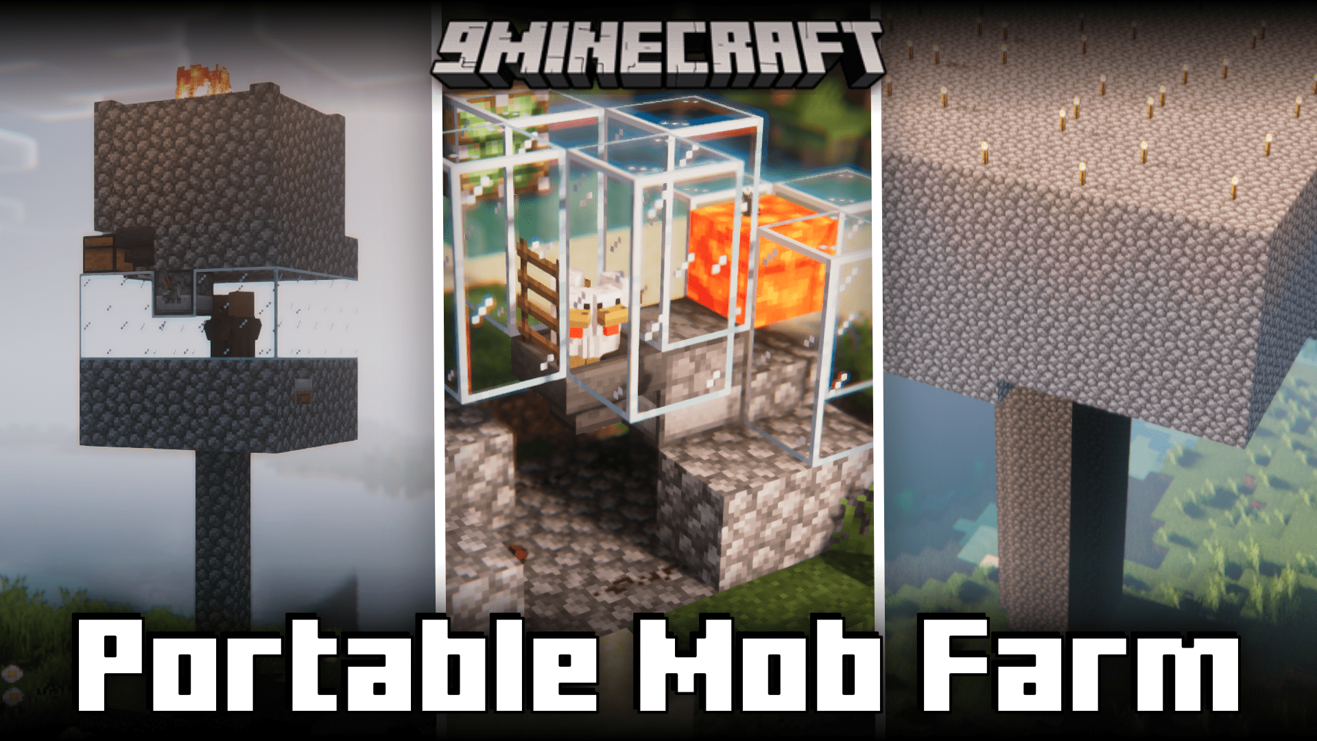 Portable Mob Farm Mod (1.20.1, 1.19.3) - Easy Craftable Farms 1