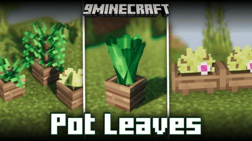 Pot Leaves Mod (1.21, 1.20.1) – Planted Pots Thumbnail