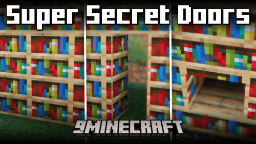 Super Secret Doors Mod (1.20.4, 1.19.2) – Doors With Block Texture Thumbnail