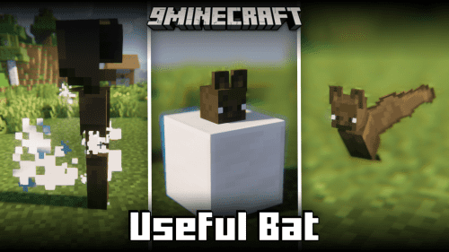 Useful Bat Mod (1.20.1, 1.19.4) – Makes Bats Useful! Thumbnail