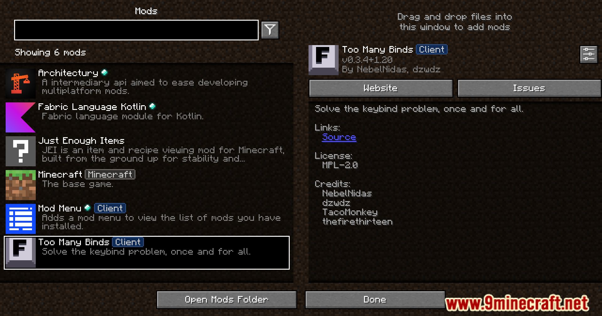 Too Many Binds Mod (1.21.1, 1.20.1) - Simplify Your Minecraft Controls 2