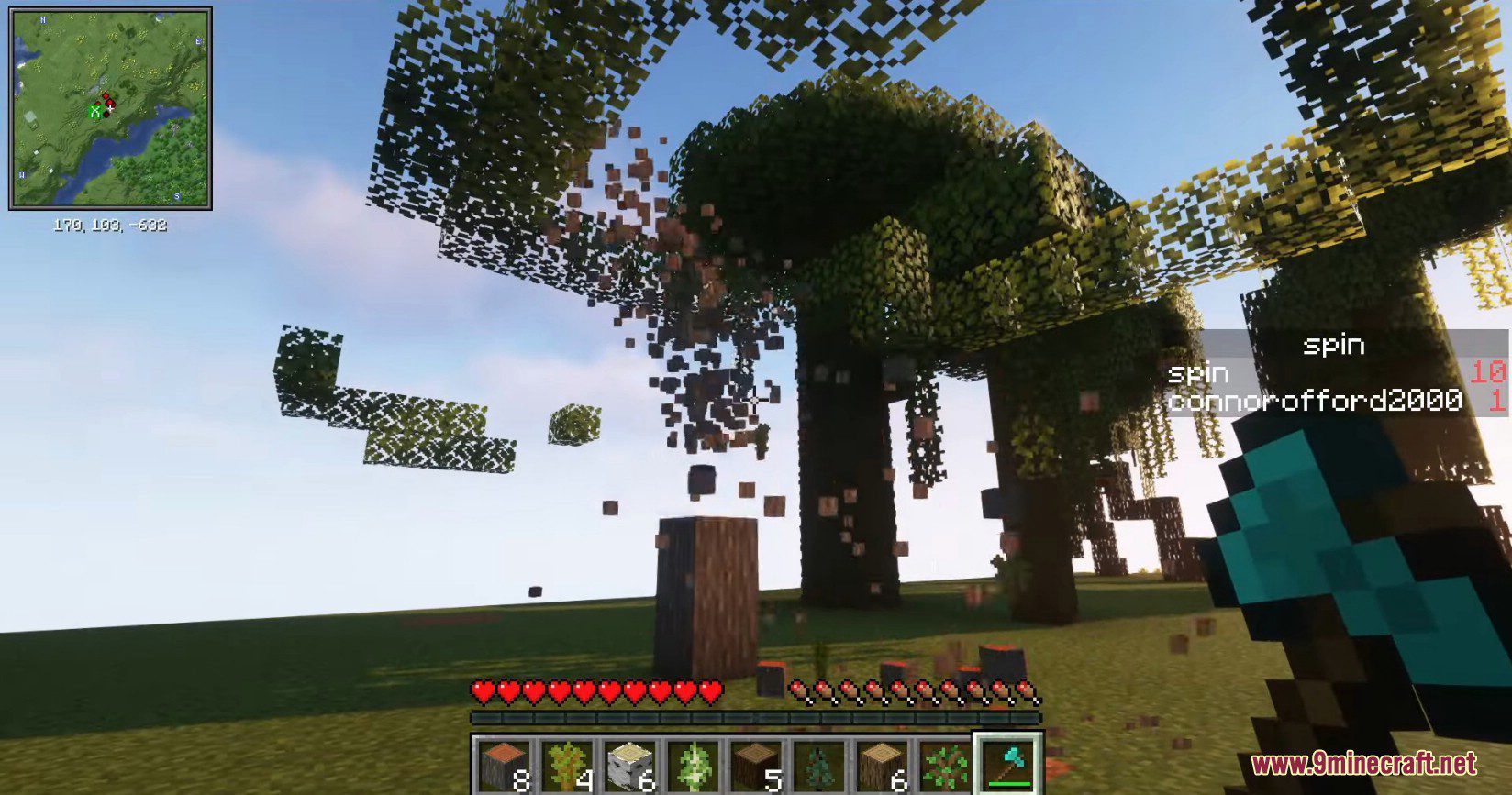 TreeChop Data Pack (1.21, 1.20.1) - Treecapitator, Lumberjack 11