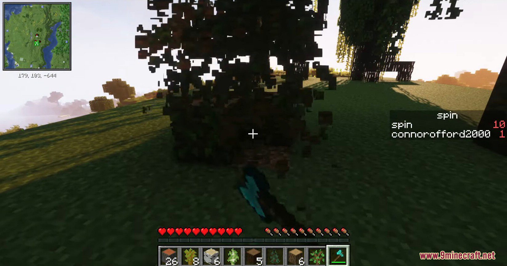 TreeChop Data Pack (1.21, 1.20.1) - Treecapitator, Lumberjack 12