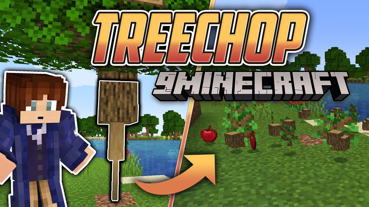 TreeChop Data Pack (1.21, 1.20.1) - Treecapitator, Lumberjack 1