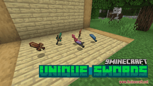 Unique Swords Resource Pack (1.20.6, 1.20.1) – Texture Pack Thumbnail