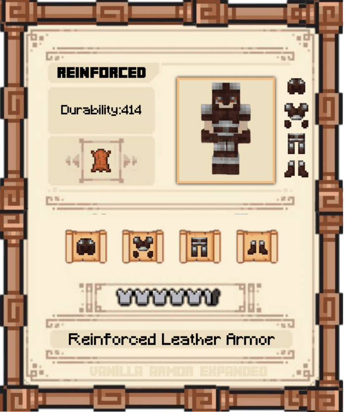 Vanilla Armor Expanded Addon (1.20) - MCPE/Bedrock Mod 12