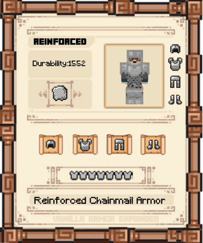 Vanilla Armor Expanded Addon (1.20) - MCPE/Bedrock Mod 17