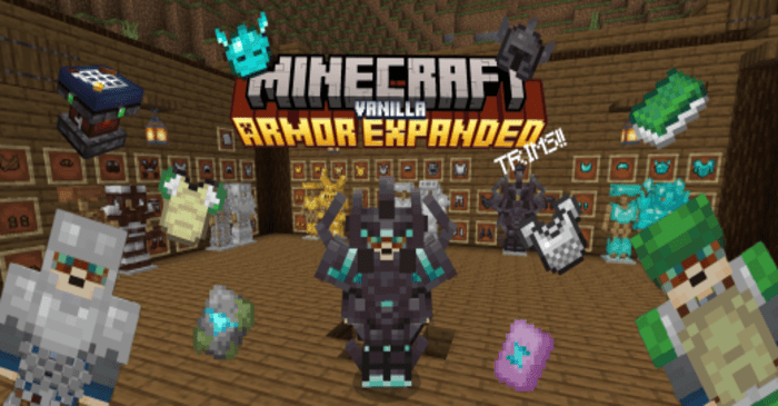 Vanilla Armor Expanded Addon (1.20) - MCPE/Bedrock Mod 1