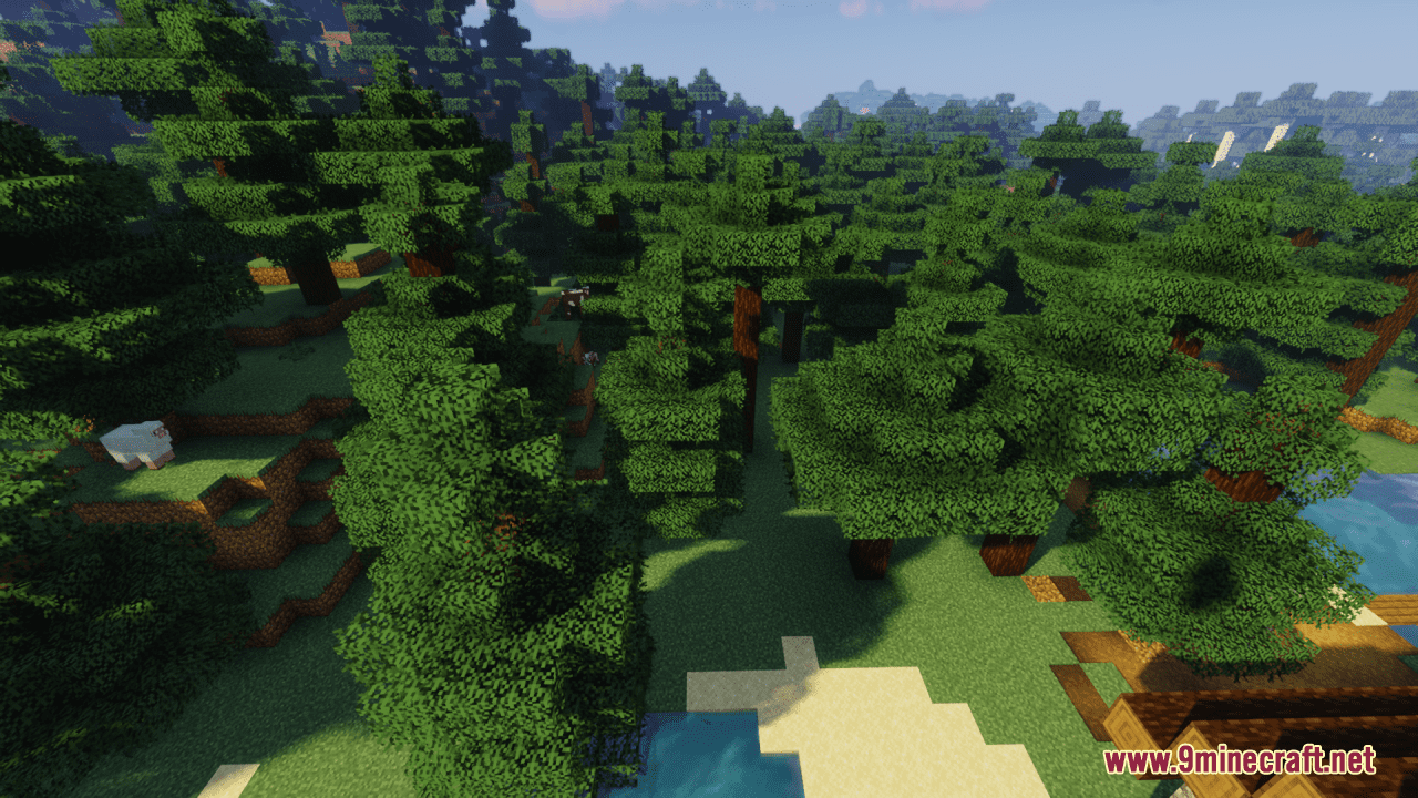 Vanilla Bushy Leaves Resource Pack (1.20.6, 1.20.1) - Texture Pack 2