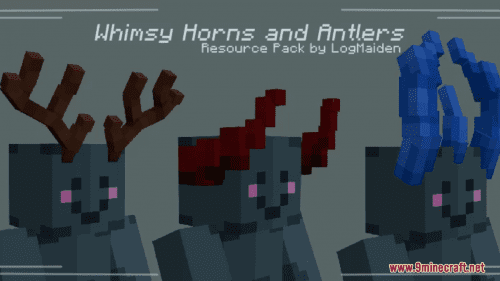 Whimsy Horns and Antlers Resource Pack (1.20.6, 1.20.1) – Texture Pack Thumbnail