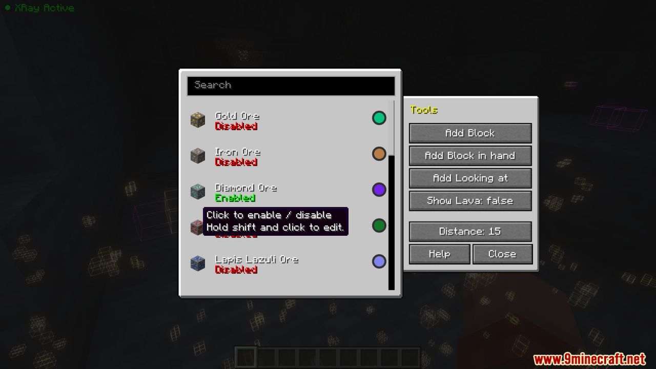 Amazing Xray Modpack (1.20.1, 1.16.5) - Fully Customizable X-ray Options 5