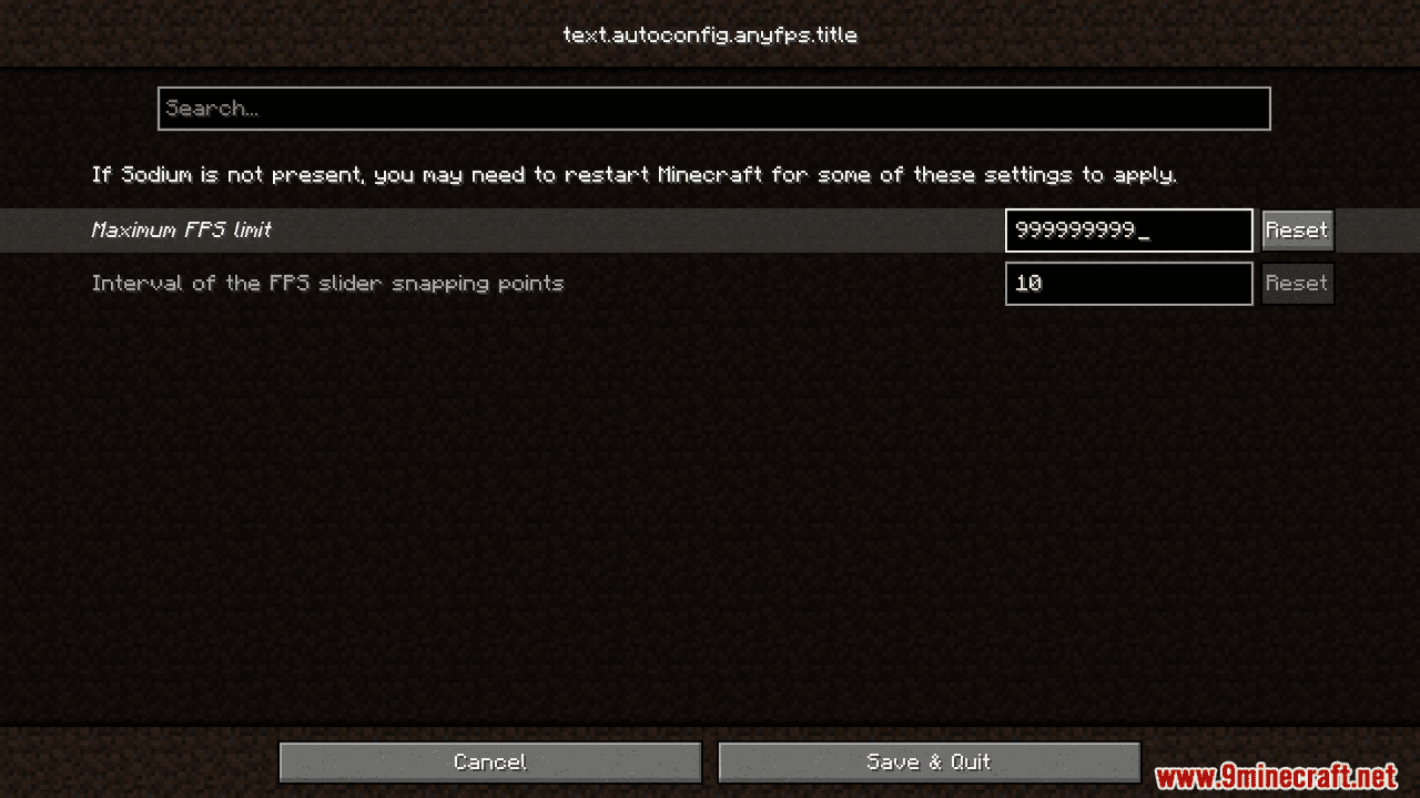 Any FPS Mod (1.20.6, 1.20.1) - Set FPS to Any Specific Value 5