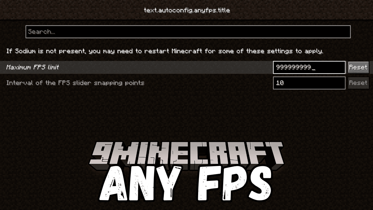 Any FPS Mod (1.20.6, 1.20.1) - Set FPS to Any Specific Value 1