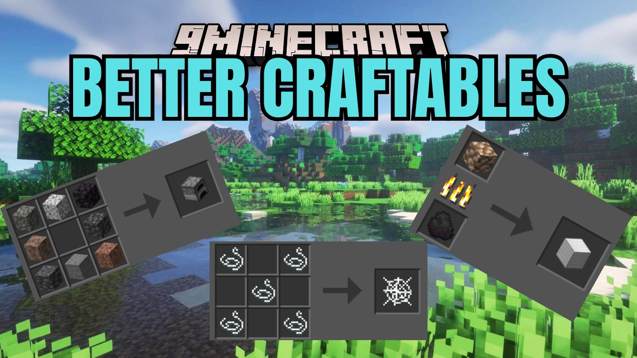Better Craftables Mod (1.21, 1.20.1) - Improved Crafting Recipes 1