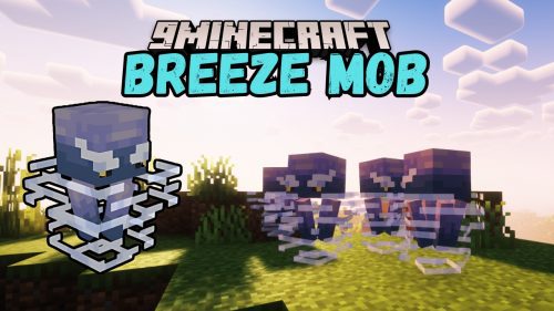 Breeze Mob Mod (1.20.1) – Shoots Knockback Projectiles at Players Thumbnail