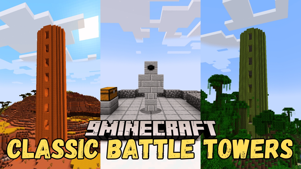 Classic Battle Towers Mod (1.20.6, 1.20.1) - Latest Original Battle Towers 1