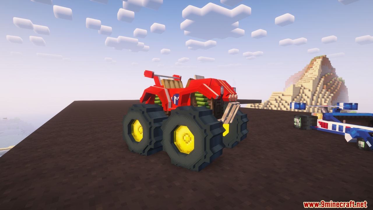 Cubic Racers Mod (1.20.1) - Versatile Vehicles for Land, Water, and Air Racing 17