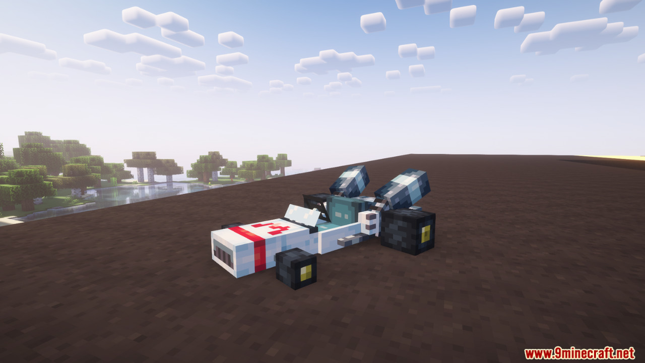 Cubic Racers Mod (1.20.1) - Versatile Vehicles for Land, Water, and Air Racing 14