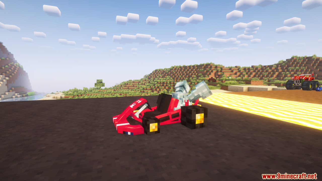 Cubic Racers Mod (1.20.1) - Versatile Vehicles for Land, Water, and Air Racing 11