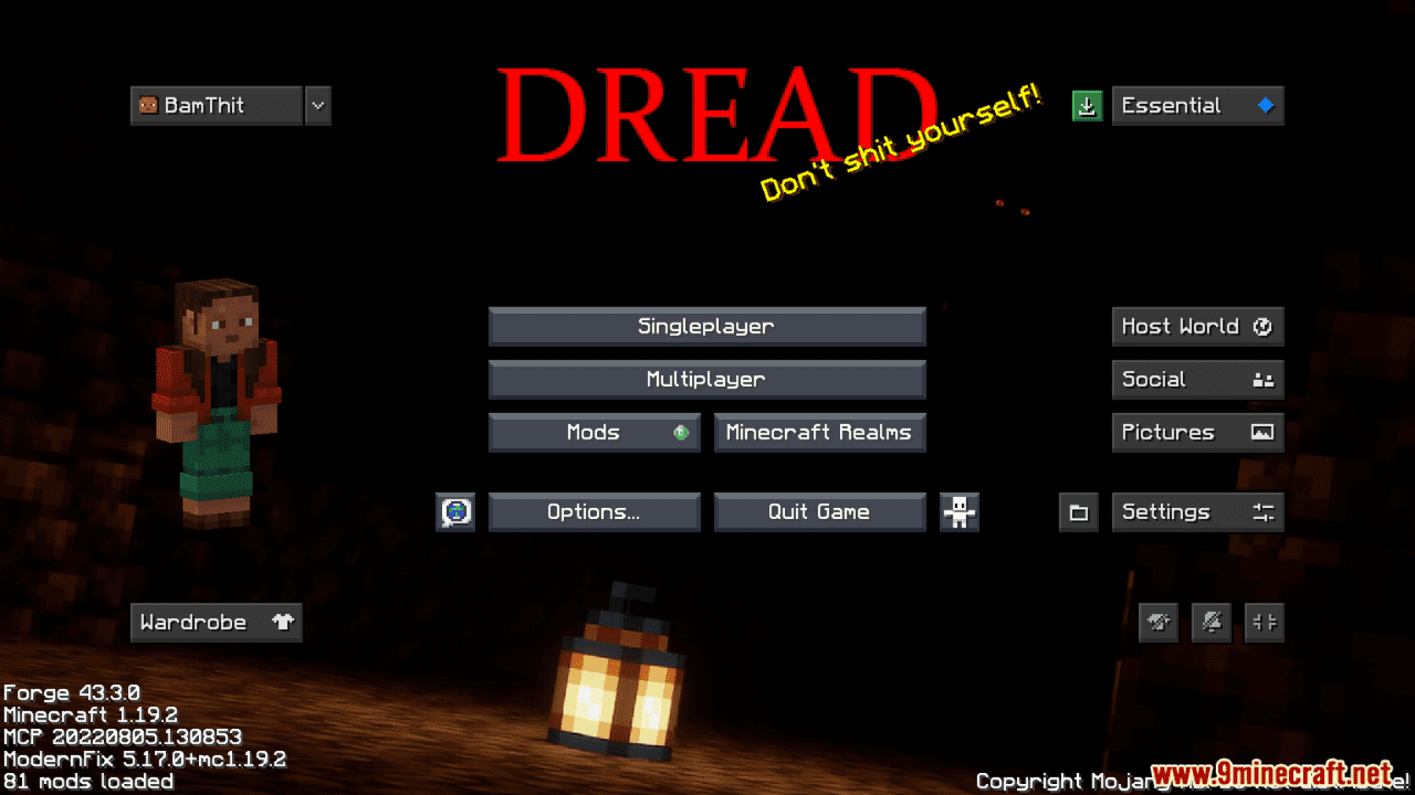 DREAD Modpack (1.19.2) - Collection of Creepy and Suspenseful Horror Mods 2