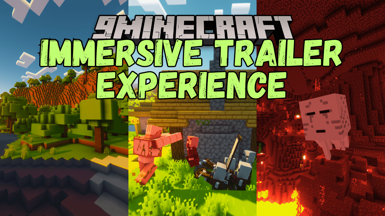 Immersive Trailer Experience Modpack (1.20.1, 1.19.4) - Visual, Audio Improvements, and Player Animations 1