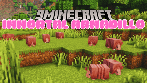 Immortal Armadillo Mod (1.20.6, 1.20.5) – Unbreakable Roll Up Thumbnail