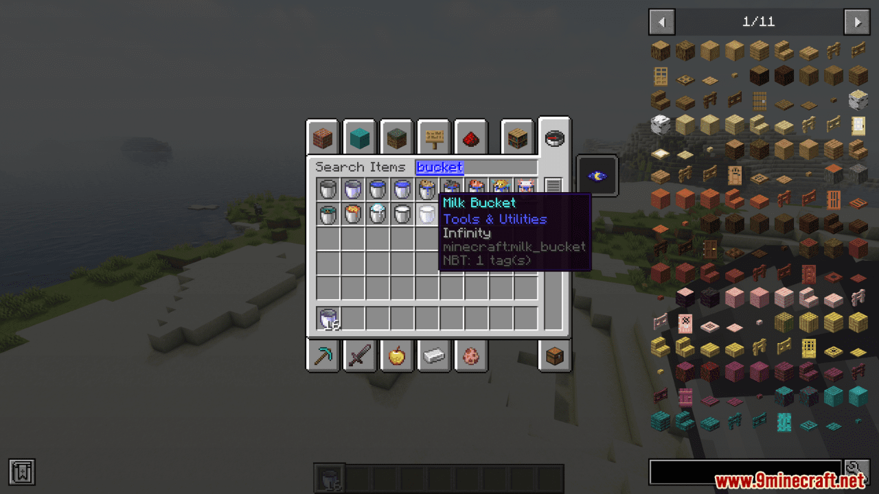 Infinite Fluid Bucket Mod (1.21.1, 1.20.1) - Never Runs Out of Fluids 4