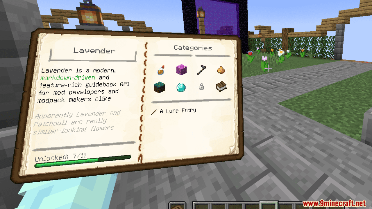 Lavender Mod (1.21.1, 1.20.1) - Fully Data-Driven Book 2