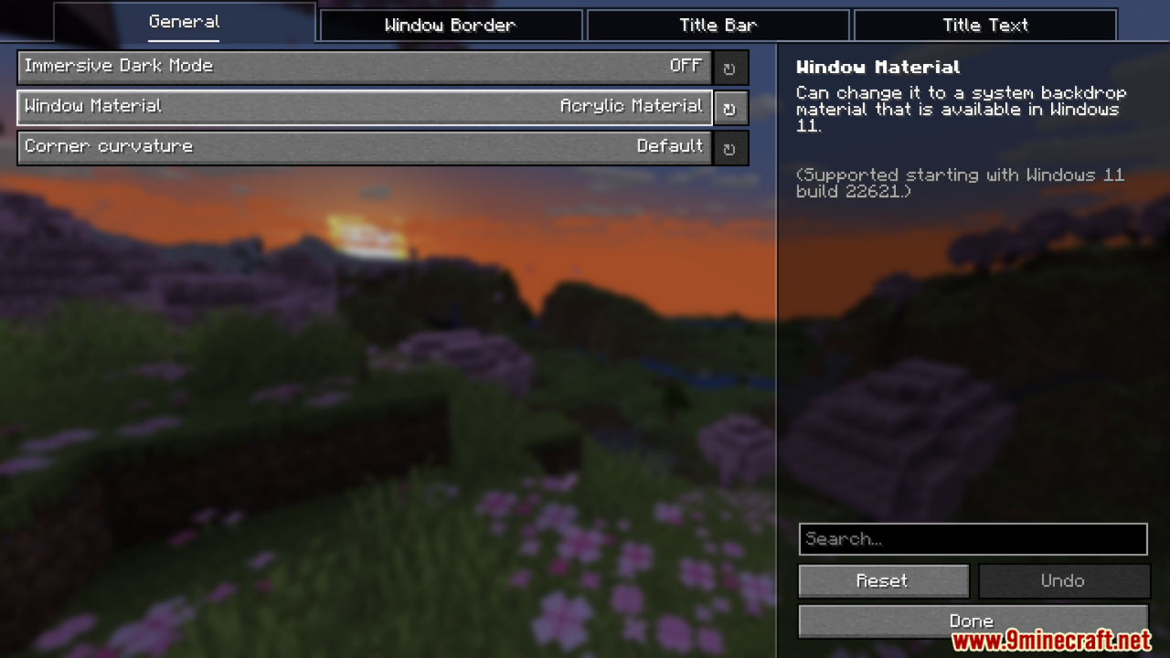 Mica Mod (1.20.6, 1.20.1) - Enable Mica or Acrylic Effects 3