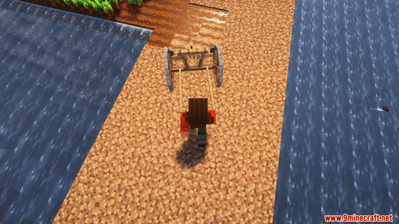 Nifty Carts Mod (1.20.6, 1.20.1) - Supply Cart, Plow, and Animal Cart 5