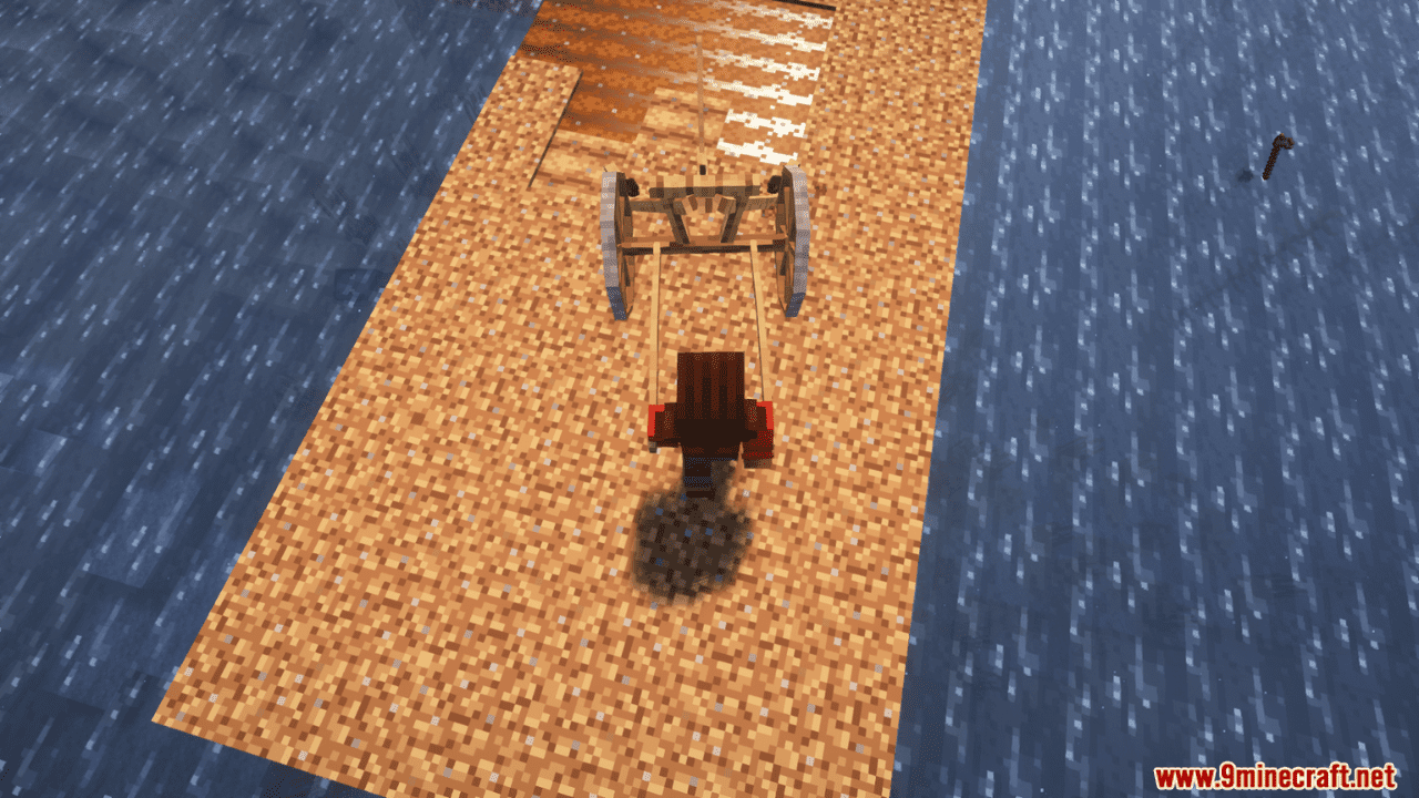 Nifty Carts Mod (1.20.6, 1.20.1) - Supply Cart, Plow, and Animal Cart 6