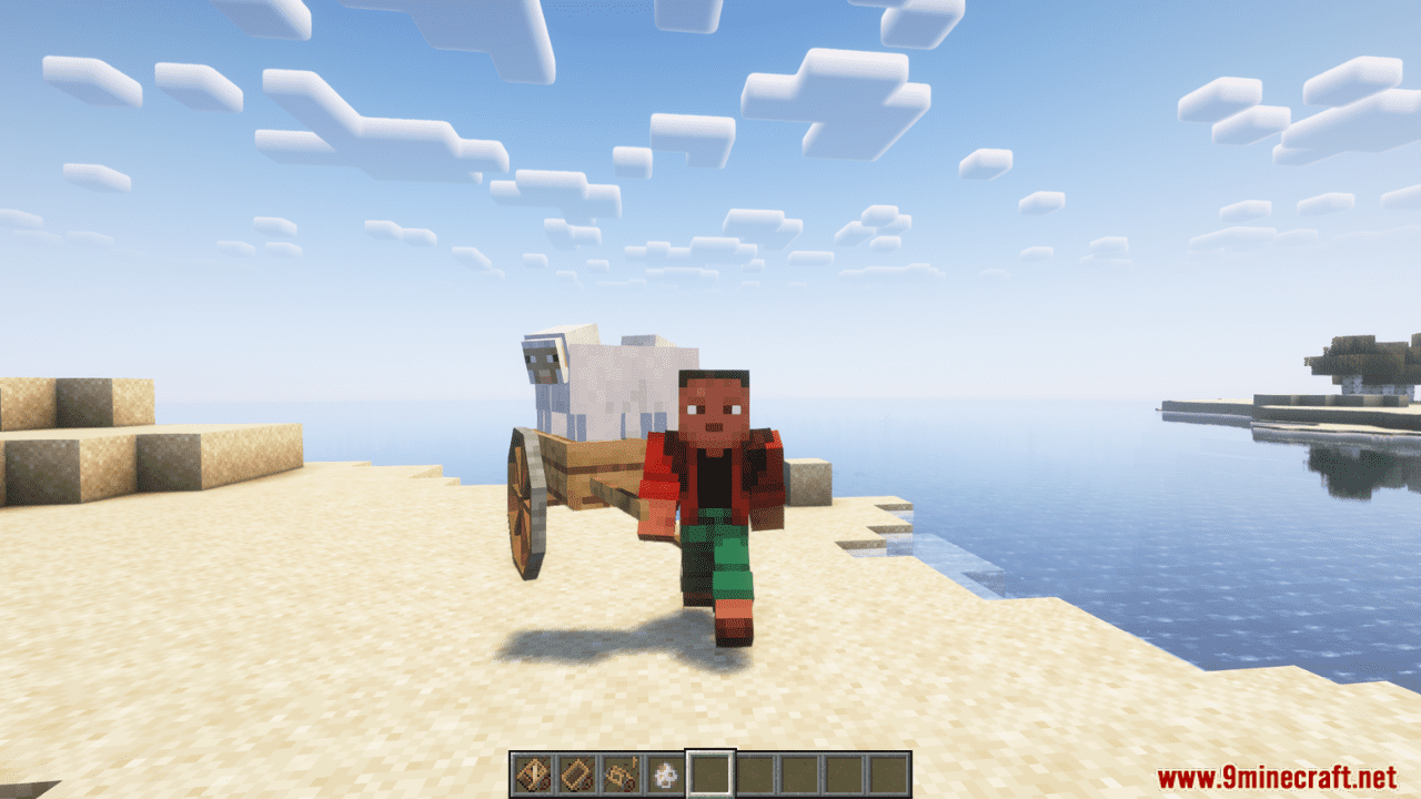 Nifty Carts Mod (1.20.6, 1.20.1) - Supply Cart, Plow, and Animal Cart 8